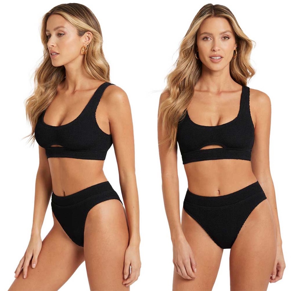 Bound by Bond Eye THE SASHA Crop Top & THE SAVANNAH High Waist Bottom Bikini Set